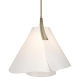 Hubbardton Forge 2011 Soft Gold Spun Frost (SH) Multi Mobius Small Pendant