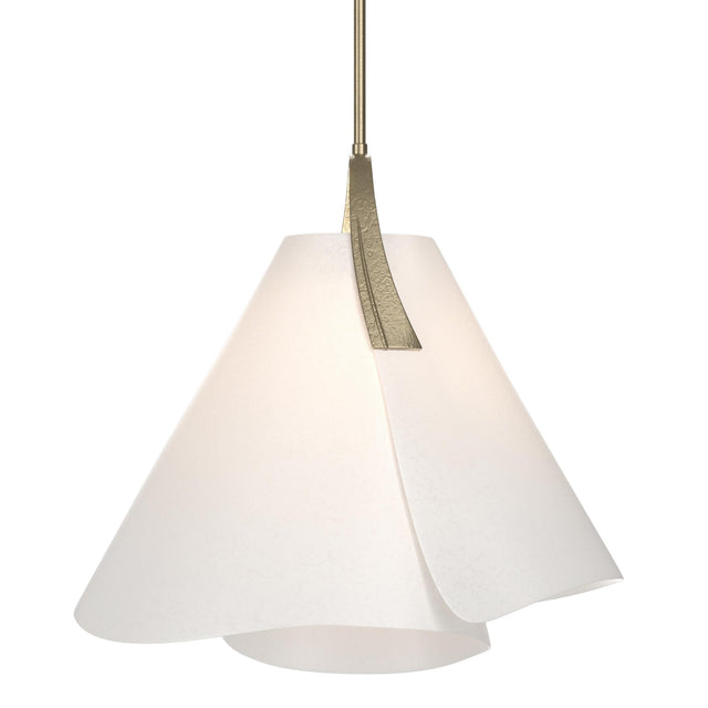 Hubbardton Forge 2011 Soft Gold Spun Frost (SH) Multi Mobius Small Pendant