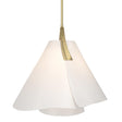 Hubbardton Forge 2011 Modern Brass Spun Frost (SH) Multi Mobius Small Pendant
