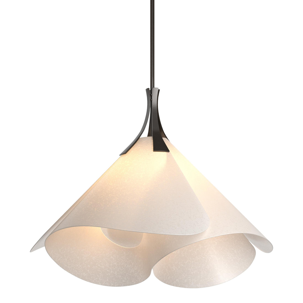 Hubbardton Forge 2011 Oil Rubbed Bronze Spun Frost (SH) Multi Mobius Large Pendant