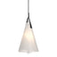 Hubbardton Forge 2011 Black Spun Frost (SH) Multi Mobius Tall Pendant