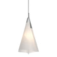 Hubbardton Forge 2011 Vintage Platinum Spun Frost (SH) Multi Mobius Tall Pendant