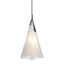 Hubbardton Forge 2011 Natural Iron Spun Frost (SH) Multi Mobius Tall Pendant