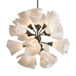 Hubbardton Forge 2021 Bronze Spun Frost (SH) Multi Mobius 16-Light Orb Pendant