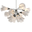 Hubbardton Forge 2020 Dark Smoke Spun Frost (SH) Multi Mobius 12-Light Pendant