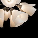 Hubbardton Forge 2020 Soft Gold Spun Frost (SH) Multi Mobius 12-Light Pendant