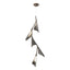 Hubbardton Forge 2020 Bronze Dark Smoke Standard Plume 5-Light LED Pendant