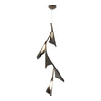 Hubbardton Forge 2020 Bronze Oil Rubbed Bronze Standard Plume 5-Light LED Pendant