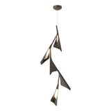 Hubbardton Forge 2020 Bronze Oil Rubbed Bronze Standard Plume 5-Light LED Pendant
