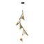 Hubbardton Forge 2020 Bronze Modern Brass Standard Plume 5-Light LED Pendant
