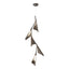 Hubbardton Forge 2020 Dark Smoke Bronze Standard Plume 5-Light LED Pendant