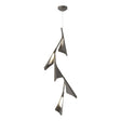 Hubbardton Forge 2020 Dark Smoke Dark Smoke Standard Plume 5-Light LED Pendant