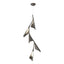 Hubbardton Forge 2020 Dark Smoke Dark Smoke Standard Plume 5-Light LED Pendant