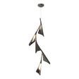 Hubbardton Forge 2020 Dark Smoke Oil Rubbed Bronze Standard Plume 5-Light LED Pendant