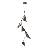 Hubbardton Forge 2020 Dark Smoke Oil Rubbed Bronze Standard Plume 5-Light LED Pendant