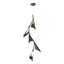 Hubbardton Forge 2020 Dark Smoke Oil Rubbed Bronze Standard Plume 5-Light LED Pendant