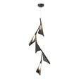 Hubbardton Forge 2020 Black Oil Rubbed Bronze Standard Plume 5-Light LED Pendant