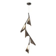 Hubbardton Forge 2020 Oil Rubbed Bronze Bronze Standard Plume 5-Light LED Pendant