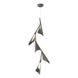Hubbardton Forge 2020 Natural Iron Natural Iron Standard Plume 5-Light LED Pendant