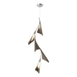Hubbardton Forge 2020 Vintage Platinum Bronze Standard Plume 5-Light LED Pendant