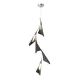 Hubbardton Forge 2020 Vintage Platinum Black Standard Plume 5-Light LED Pendant