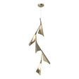 Hubbardton Forge 2020 Soft Gold Soft Gold Standard Plume 5-Light LED Pendant