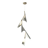Hubbardton Forge 2020 Soft Gold Sterling Standard Plume 5-Light LED Pendant