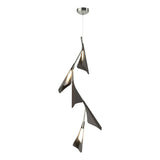 Hubbardton Forge 2020 Sterling Oil Rubbed Bronze Standard Plume 5-Light LED Pendant