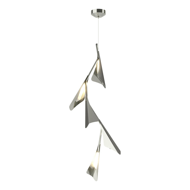 Hubbardton Forge 2020 Sterling Sterling Standard Plume 5-Light LED Pendant