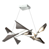 Hubbardton Forge 2020 Vintage Platinum Oil Rubbed Bronze Standard Plume 8-Light LED Pendant