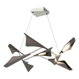 Hubbardton Forge 2020 Sterling Oil Rubbed Bronze Standard Plume 8-Light LED Pendant