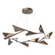 Hubbardton Forge 2020 Bronze Bronze Standard Plume 12-Light LED Pendant