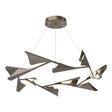 Hubbardton Forge 2020 Bronze Dark Smoke Standard Plume 12-Light LED Pendant