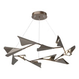 Hubbardton Forge 2020 Bronze Dark Smoke Standard Plume 12-Light LED Pendant