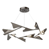 Hubbardton Forge 2020 Oil Rubbed Bronze Dark Smoke Standard Plume 12-Light LED Pendant