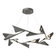 Hubbardton Forge 2020 Natural Iron Natural Iron Standard Plume 12-Light LED Pendant