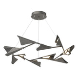Hubbardton Forge 2020 Natural Iron Natural Iron Standard Plume 12-Light LED Pendant