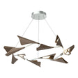 Hubbardton Forge 2020 Vintage Platinum Bronze Standard Plume 12-Light LED Pendant