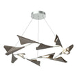 Hubbardton Forge 2020 Vintage Platinum Dark Smoke Standard Plume 12-Light LED Pendant