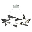Hubbardton Forge 2020 Vintage Platinum Black Standard Plume 12-Light LED Pendant