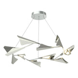 Hubbardton Forge 2020 Vintage Platinum Sterling Standard Plume 12-Light LED Pendant