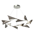 Hubbardton Forge 2020 Sterling Dark Smoke Standard Plume 12-Light LED Pendant