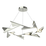 Hubbardton Forge 2020 Sterling Sterling Standard Plume 12-Light LED Pendant