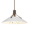 Hubbardton Forge 2017 Bronze White Multi Henry Pendant