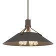 Hubbardton Forge 2017 Bronze Dark Smoke Multi Henry Pendant