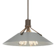 Hubbardton Forge 2017 Bronze Vintage Platinum Multi Henry Pendant