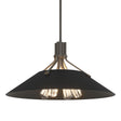 Hubbardton Forge 2017 Dark Smoke Black Multi Henry Pendant