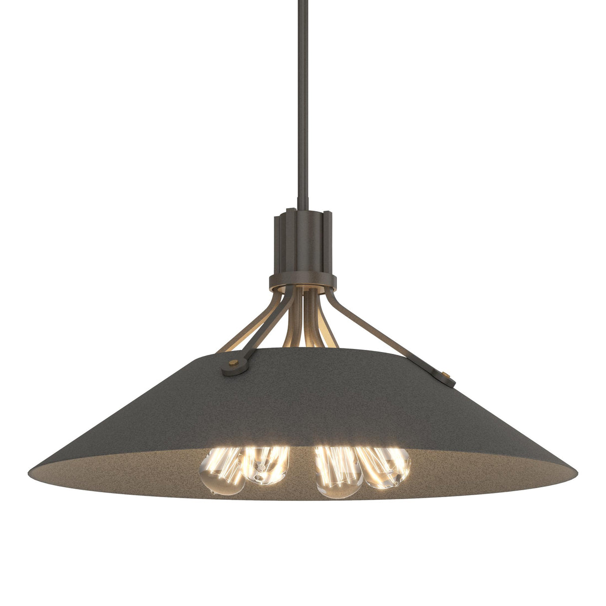 Hubbardton Forge 2017 Dark Smoke Natural Iron Multi Henry Pendant