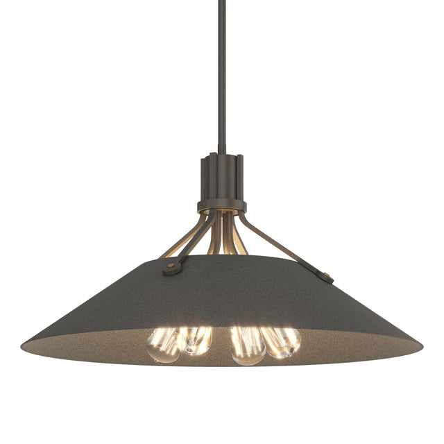Hubbardton Forge 2017 Dark Smoke Natural Iron Multi Henry Pendant