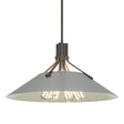 Hubbardton Forge 2017 Dark Smoke Vintage Platinum Multi Henry Pendant